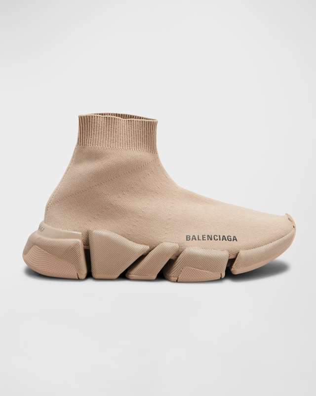 Speed 2.0 Recycled Knit Sneakers with Bicolor Sole